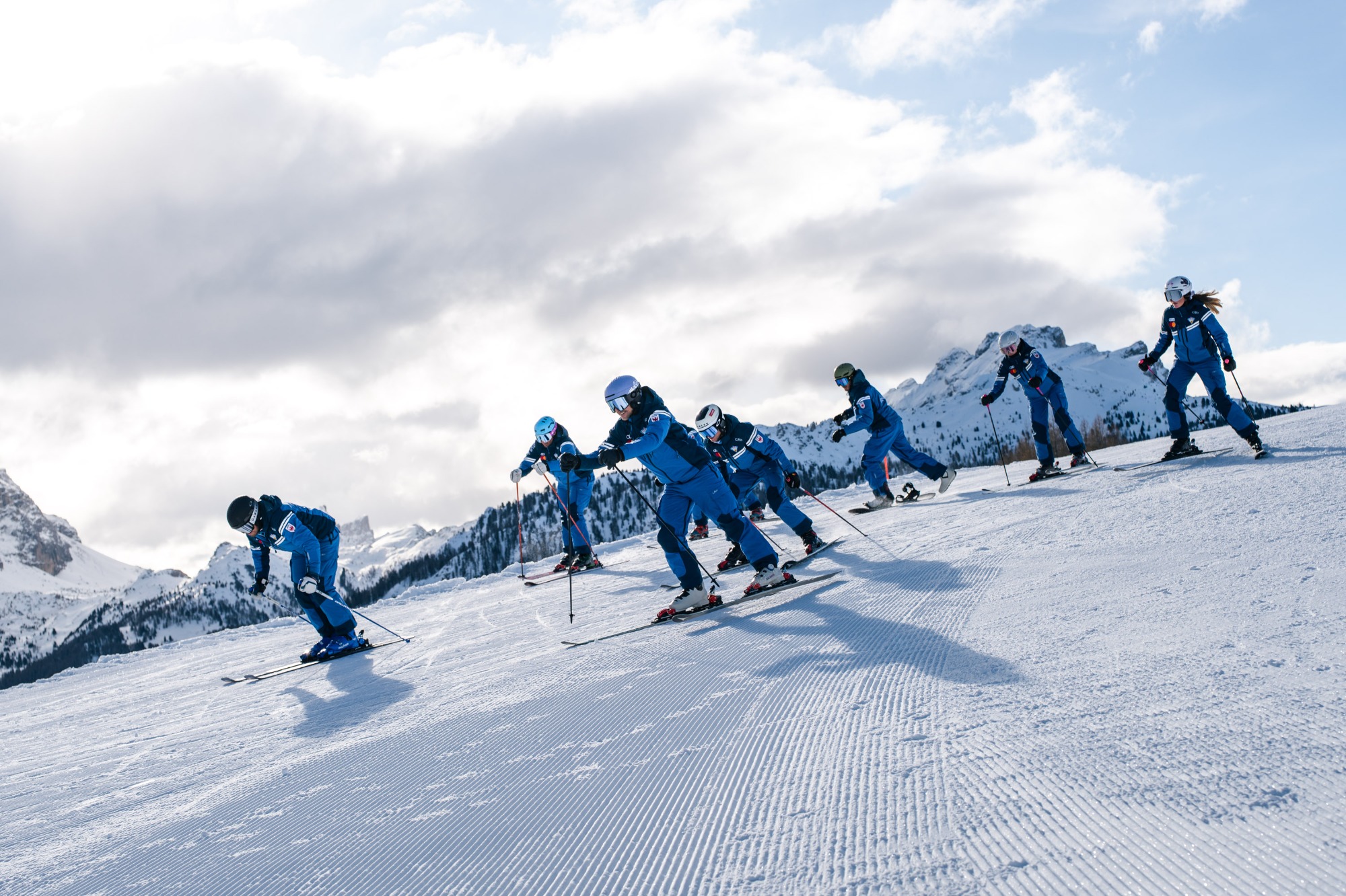 Ski instructors Dolomites Alta Badia